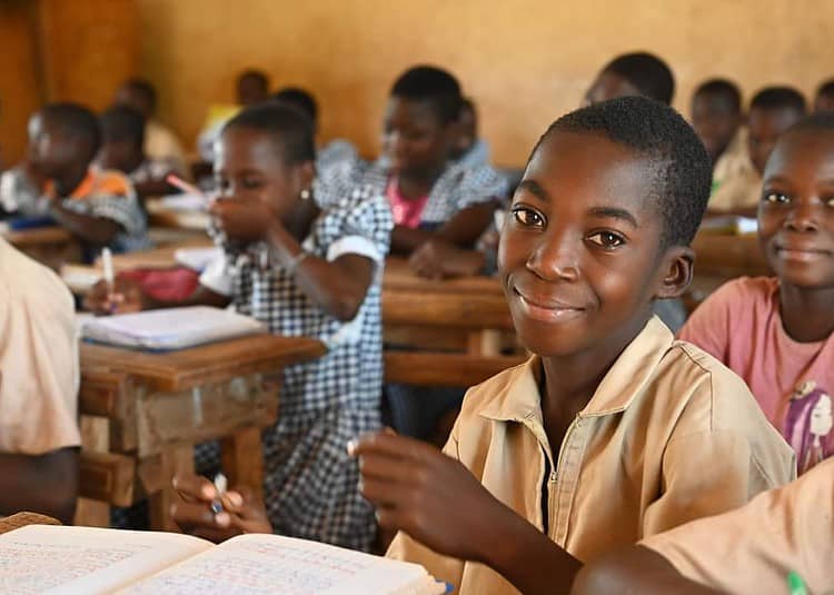 Des écoliers dans une salle de classe. Crédit-photo: UNICEF Côte d'Ivoire