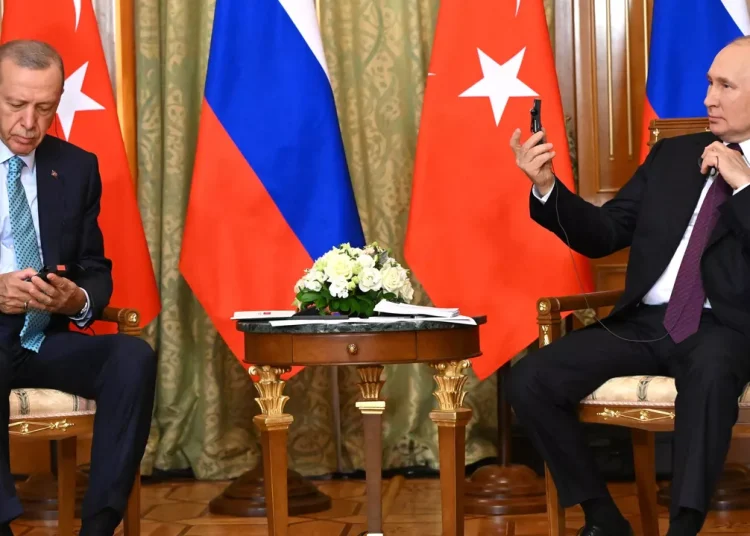 Vladimir Poutine et Recep Tayyip Erdoğan © Sputnik